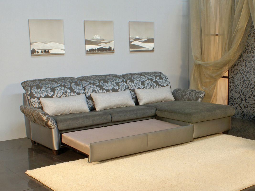 Угловой диван Селин цвет серый (фото 64057)