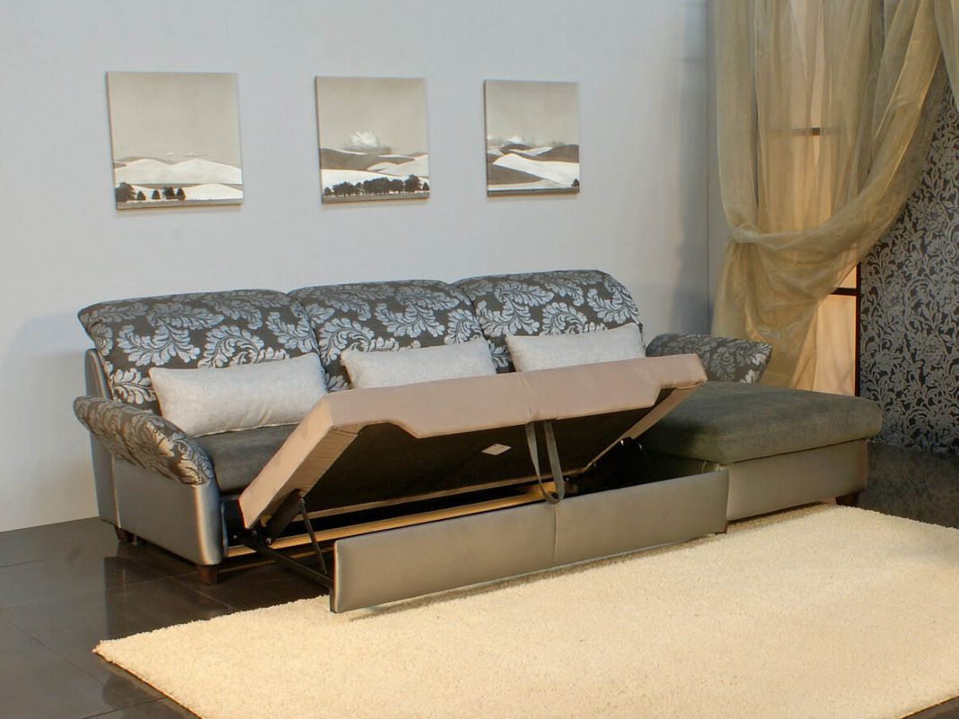 Угловой диван Селин цвет серый (фото 64058)