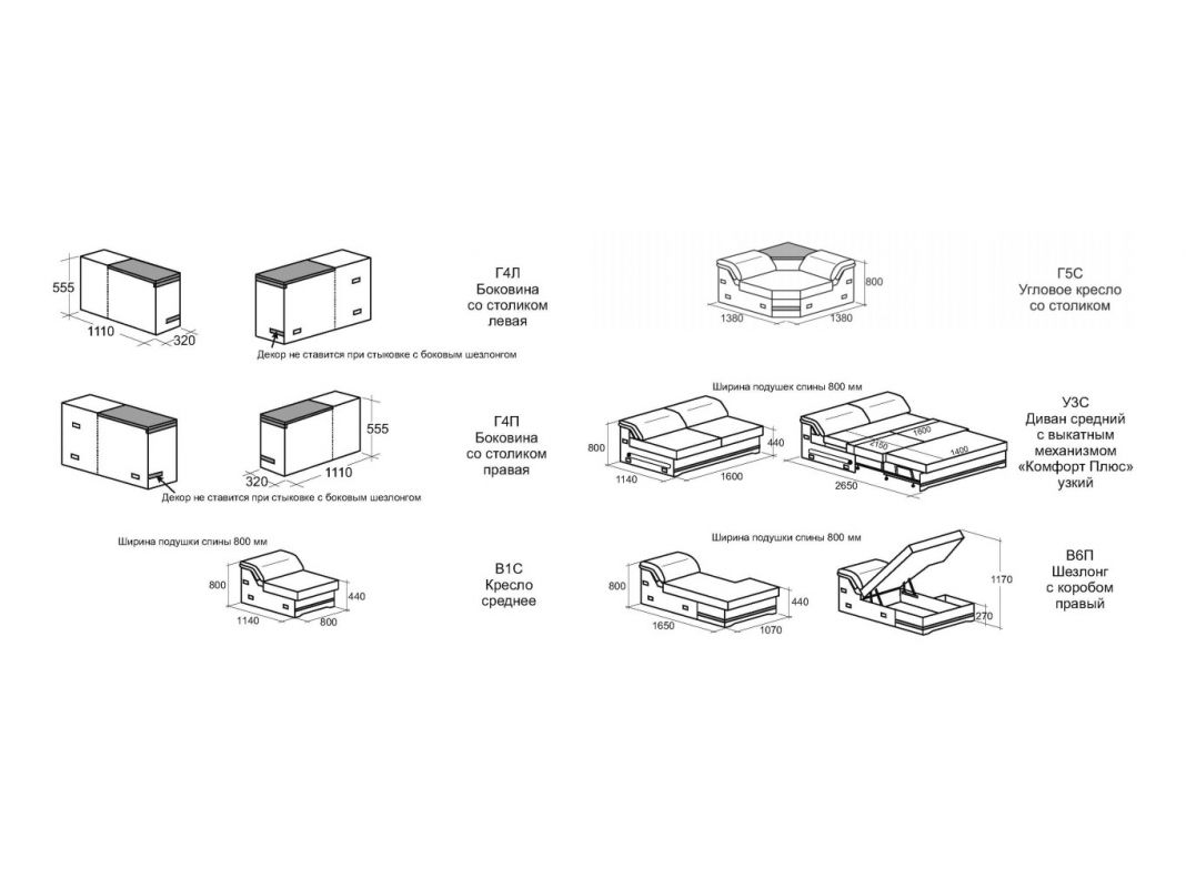 Угловой диван Калинка 65 цвет белый (фото 61916)
