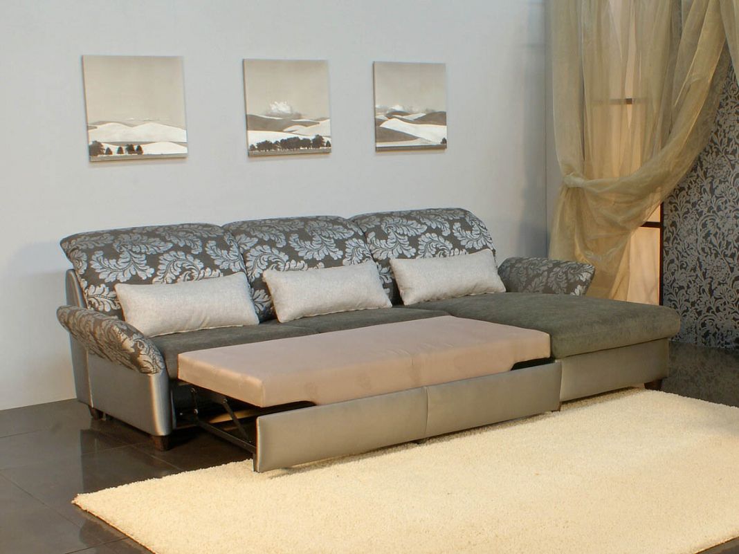 Угловой диван Селин цвет серый (фото 64059)