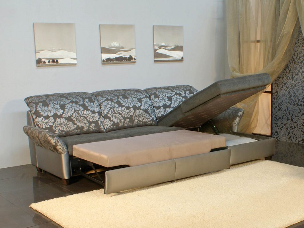 Угловой диван Селин цвет серый (фото 64061)