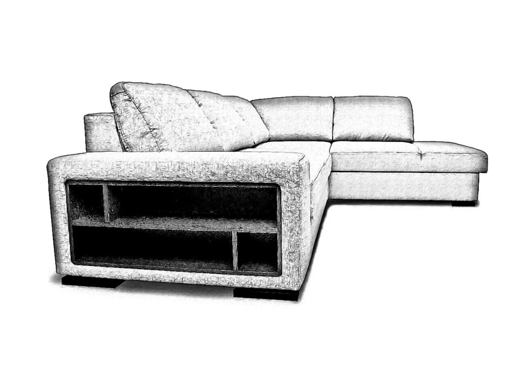 Угловой диван Энджой цвет зеленый (фото 62796)