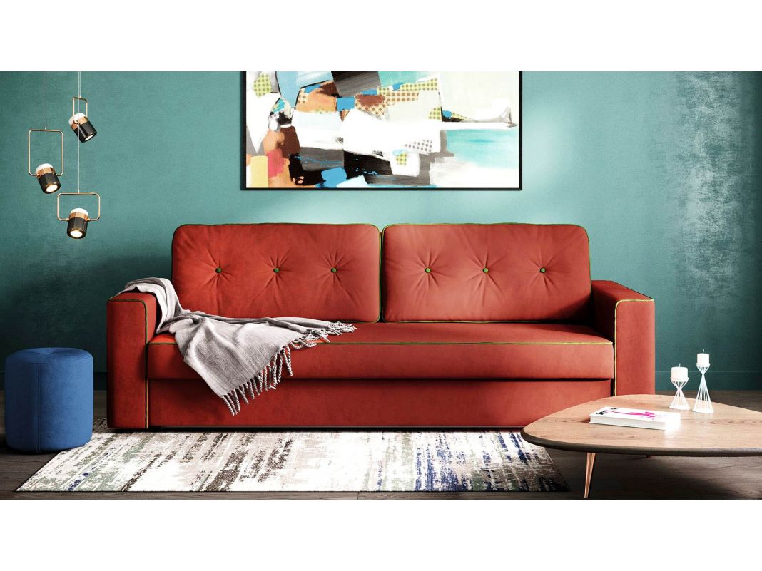 Диван Моди 122 цвет красный (фото 151040)