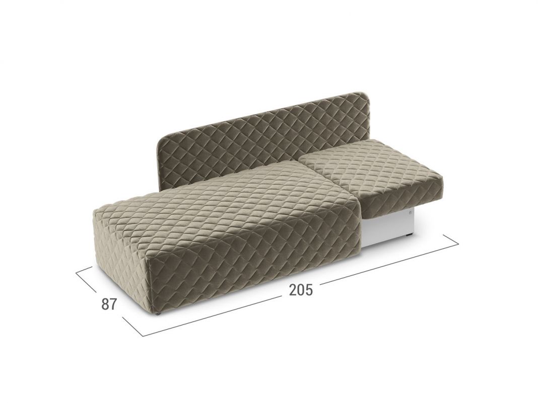 Диван кушетка Марсель 087 цвет бежевый,коричневый (фото 151562)