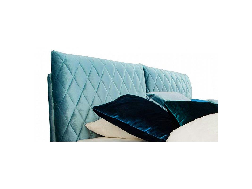 Кровать с подъемным механизмом Амели цвет бирюза (фото 31126)