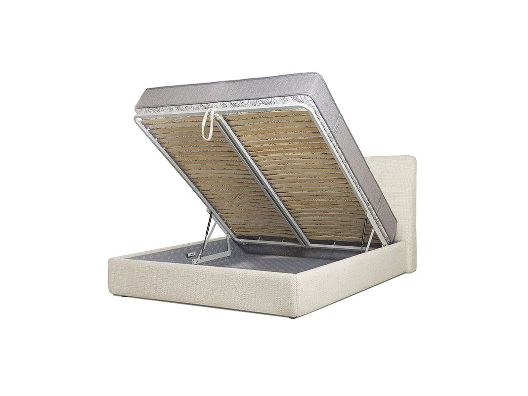 Кровать с подъемным механизмом Верона цвет белый,бежевый (фото 47691)