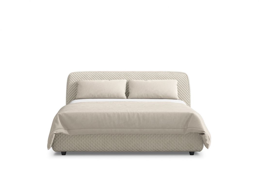 Кровать с подъёмным механизмом MOON 1008 цвет бежевый (фото 155022)