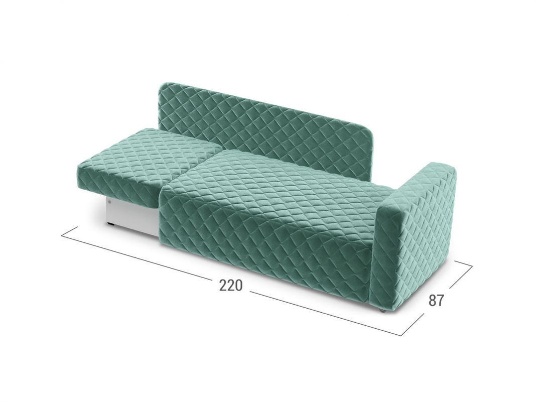 Диван кушетка Марсель 087 цвет зеленый (фото 158526)