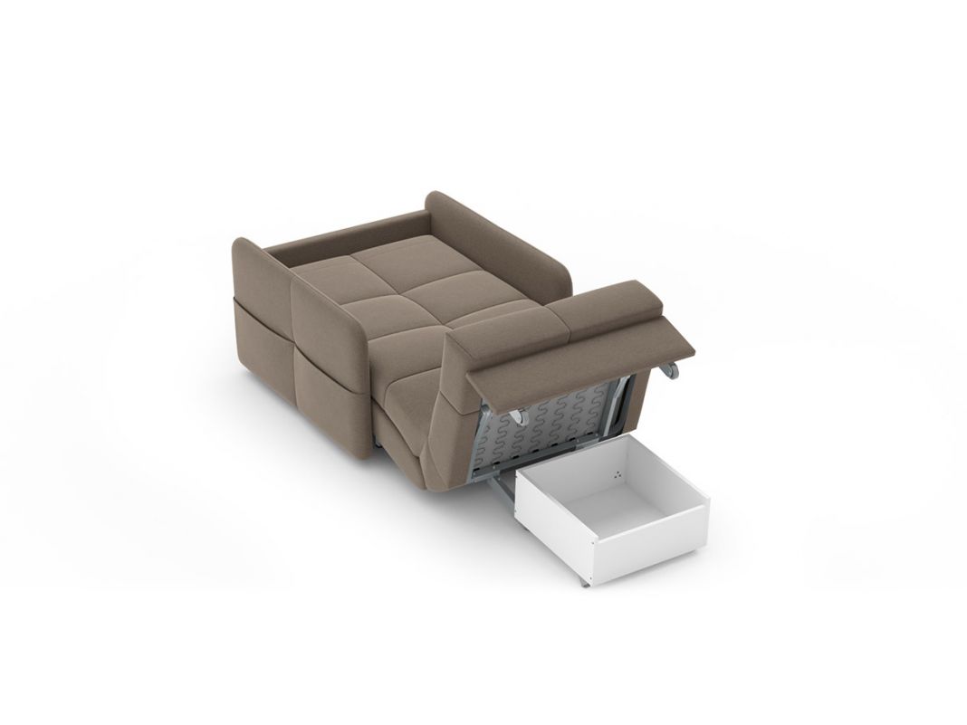 Кресло-кровать MOON 120 цвет коричневый (фото 147329)