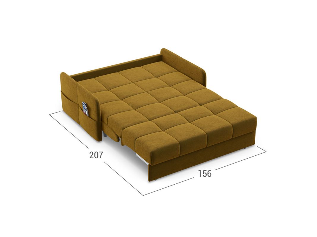 Диван MOON 120 цвет желтый (фото 146944)