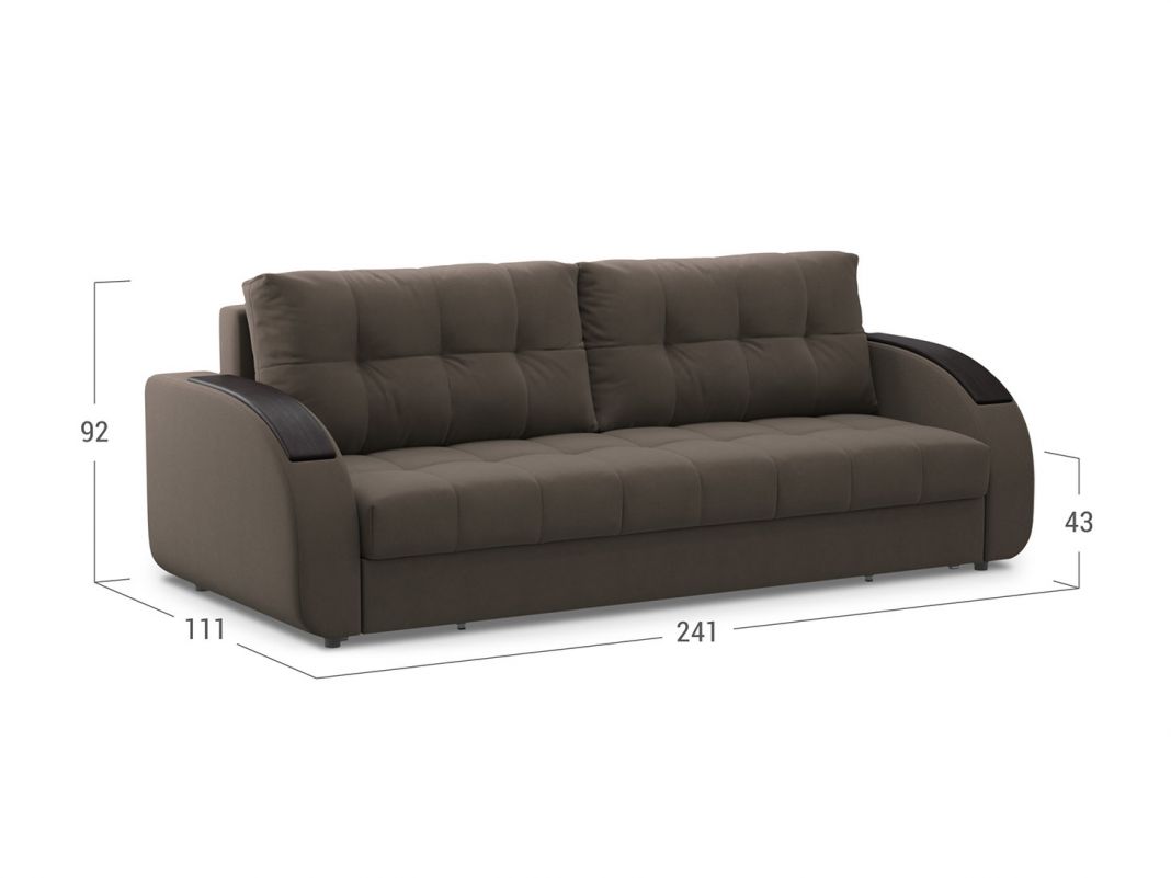 Диван Рио 109 цвет коричневый (фото 138290)