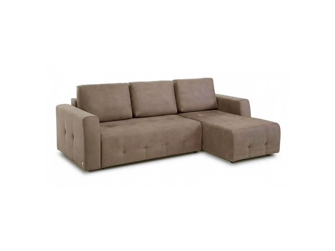 Угловой диван Хэнк модульный цвет коричневый (фото 143828)