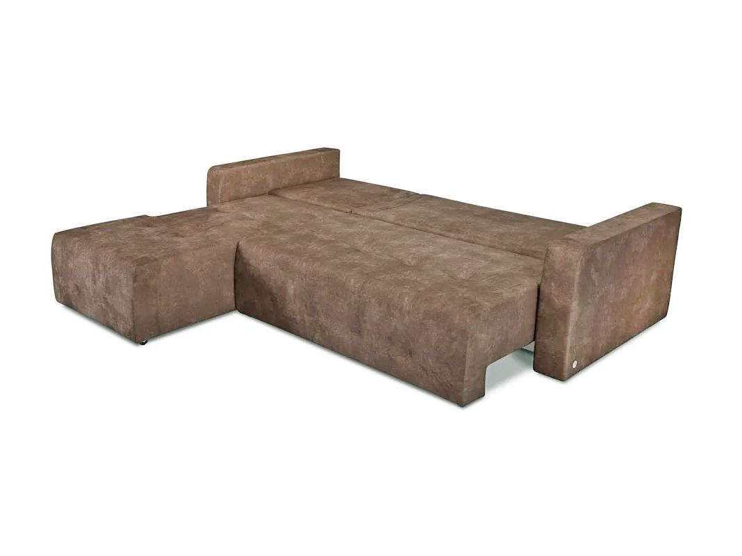 Угловой диван Хэнк цвет коричневый (фото 156055)
