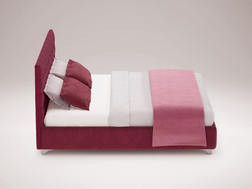 Кровать с подъемным механизмом MOON 1155 Sunshine цвет красный,бордовый (фото 164475)