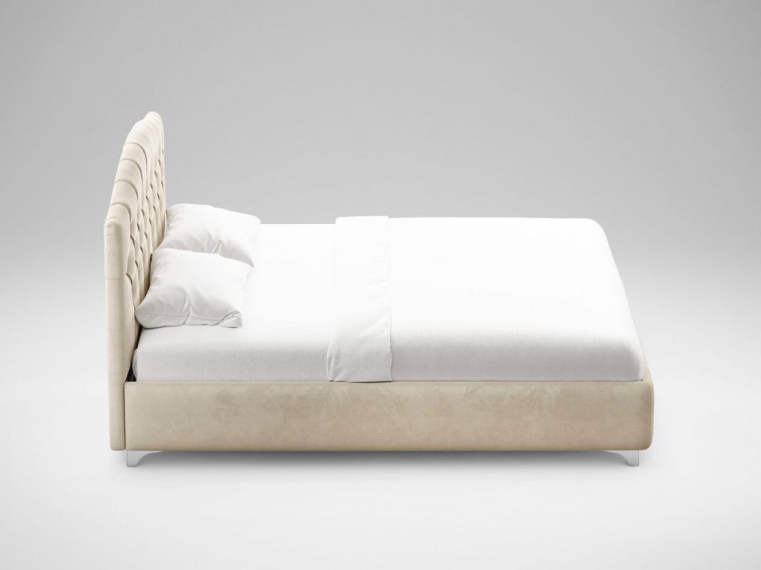 Кровать с подъемным механизмом MOON 1157 цвет бежевый,голубой (фото 166414)