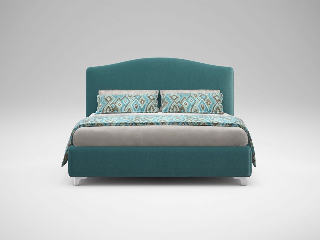 Кровать с подъемным механизмом MOON 1158 цвет зеленый (фото 167507)