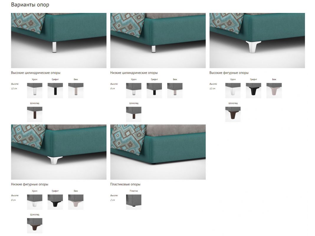 Кровать с подъемным механизмом MOON 1158 цвет зеленый (фото 167512)