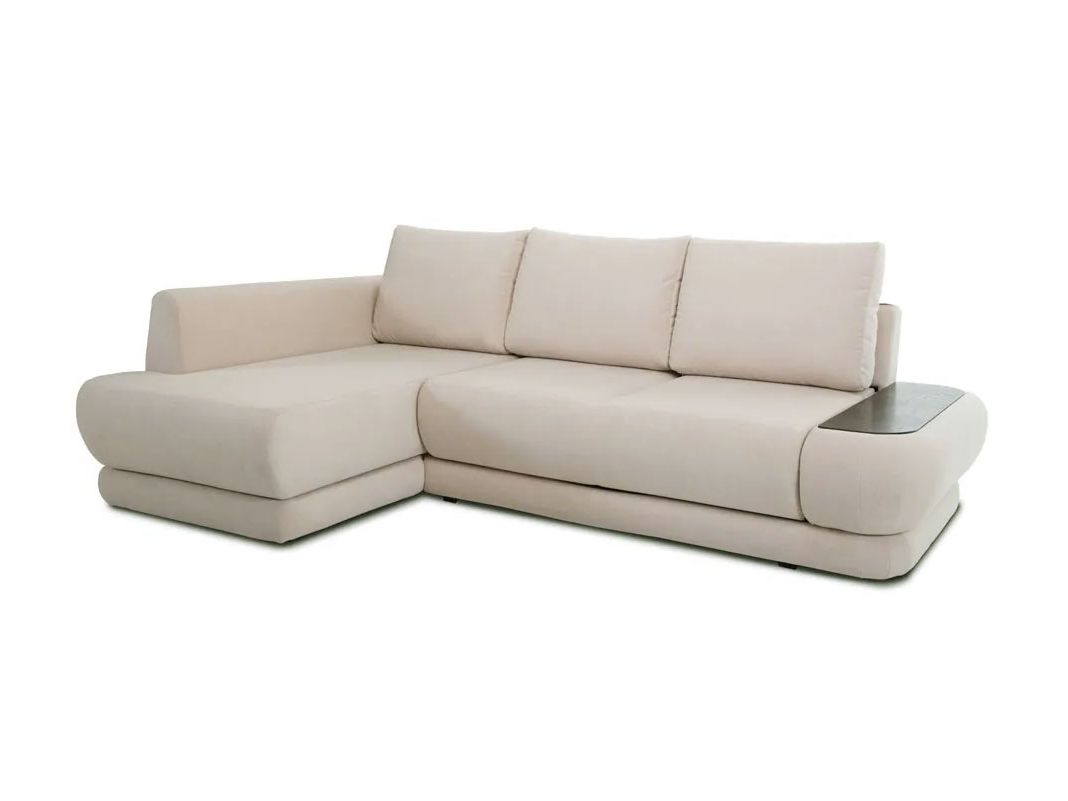 Угловой диван Гранде цвет белый,бежевый (фото 163612)