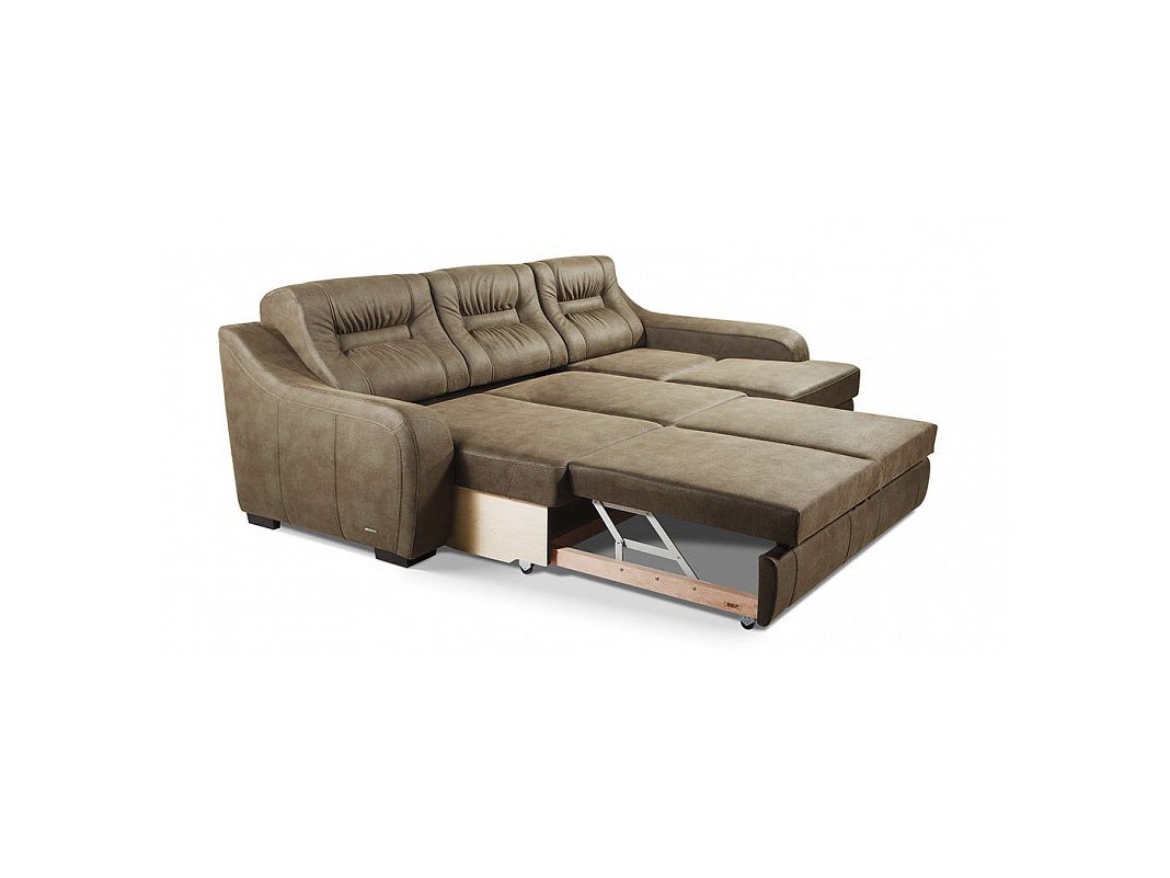 Угловой диван Ройс цвет коричневый (фото 14083)