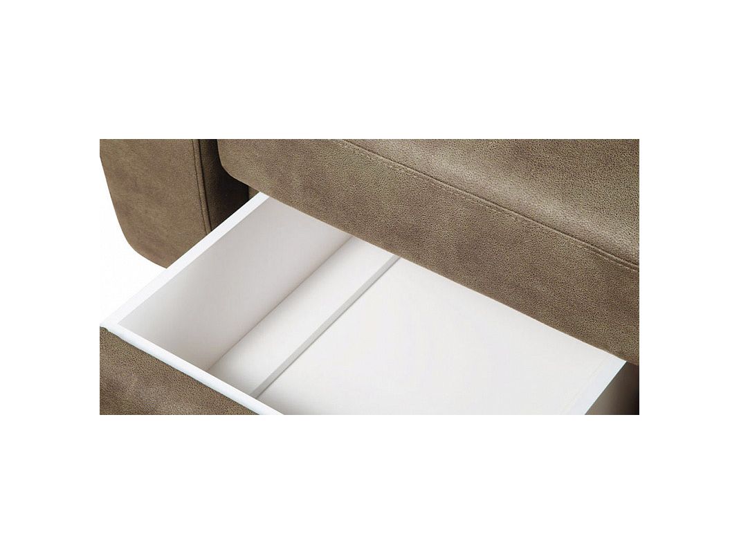 Кресло Ройс с ящиком цвет коричневый (фото 30376)