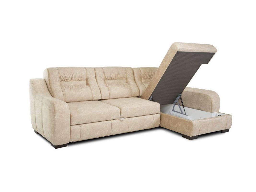 Угловой диван Ройс цвет бежевый (фото 115441)