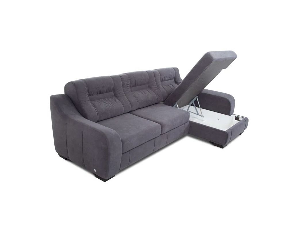 Угловой диван Ройс цвет серый (фото 157629)