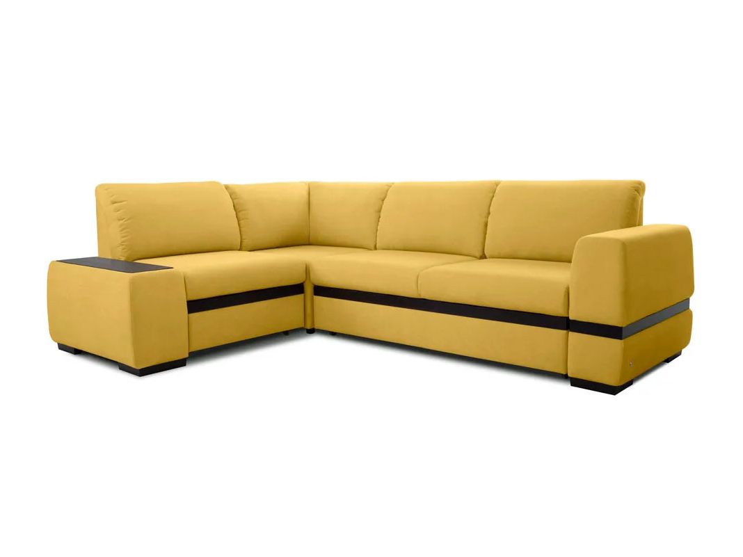 Угловой диван Миста цвет желтый (фото 157289)