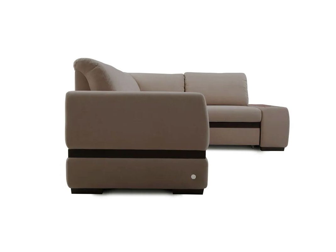 Угловой диван Миста цвет коричневый (фото 157350)