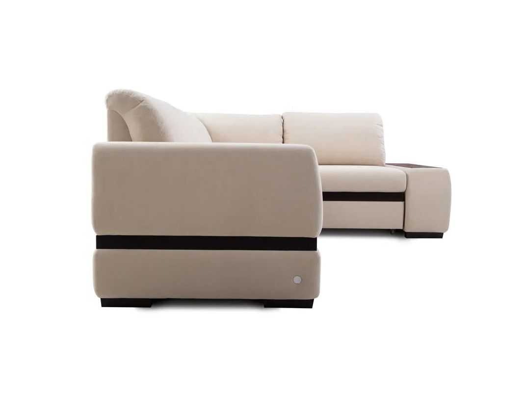 Угловой диван Миста цвет бежевый (фото 157374)