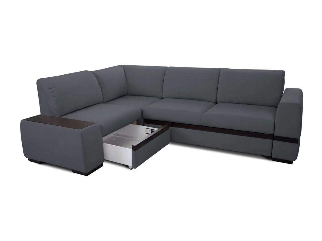 Угловой диван Миста цвет серый (фото 157411)