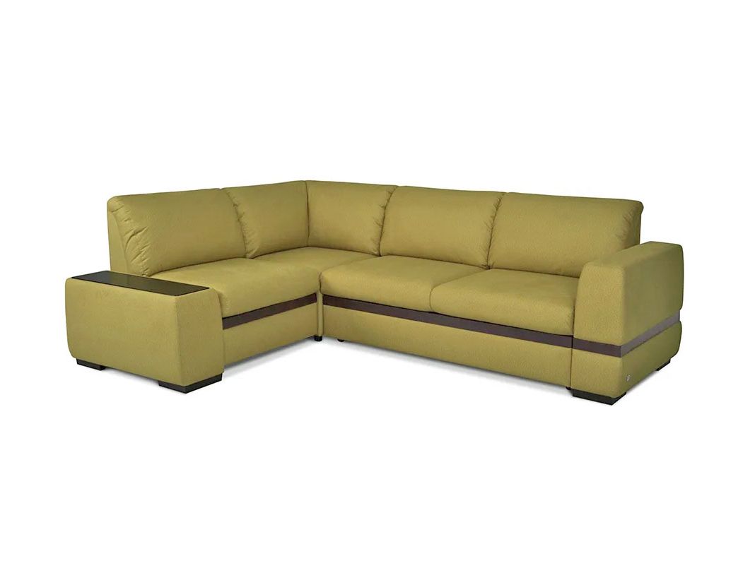 Угловой диван Миста цвет зеленый (фото 157495)