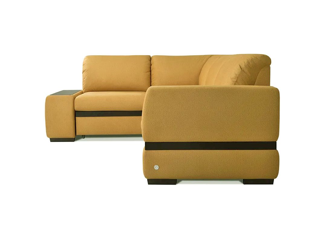 Угловой диван Миста цвет желтый (фото 157559)
