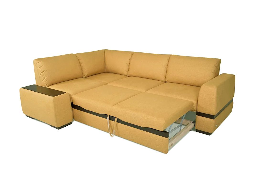 Угловой диван Миста цвет желтый (фото 157562)