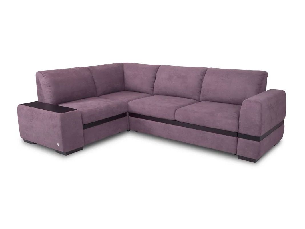 Угловой диван Миста цвет фиолетовый,сиреневый (фото 163650)