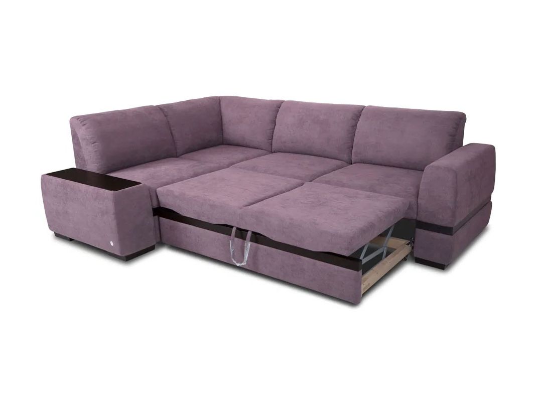 Угловой диван Миста цвет фиолетовый,сиреневый (фото 163654)