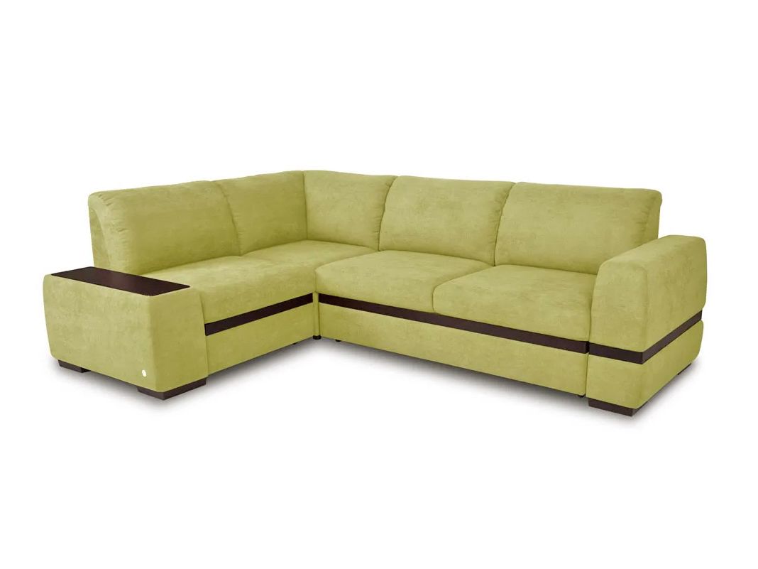 Угловой диван Миста цвет зеленый (фото 170984)