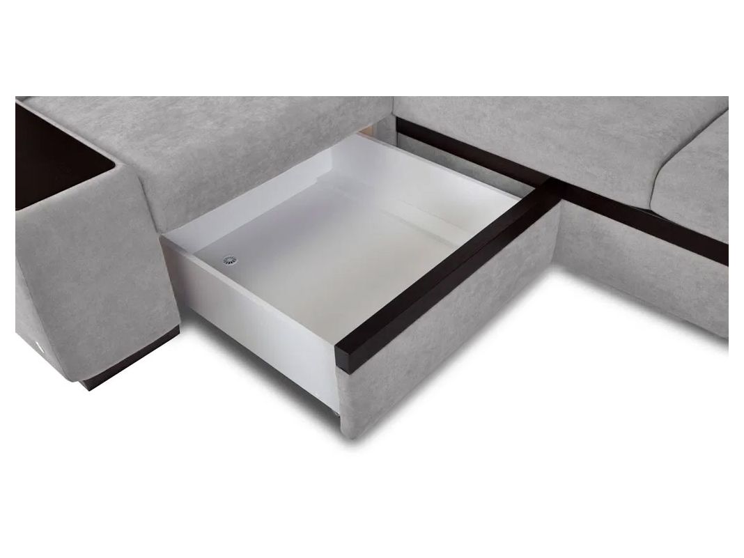 Угловой диван Миста цвет серый (фото 171050)