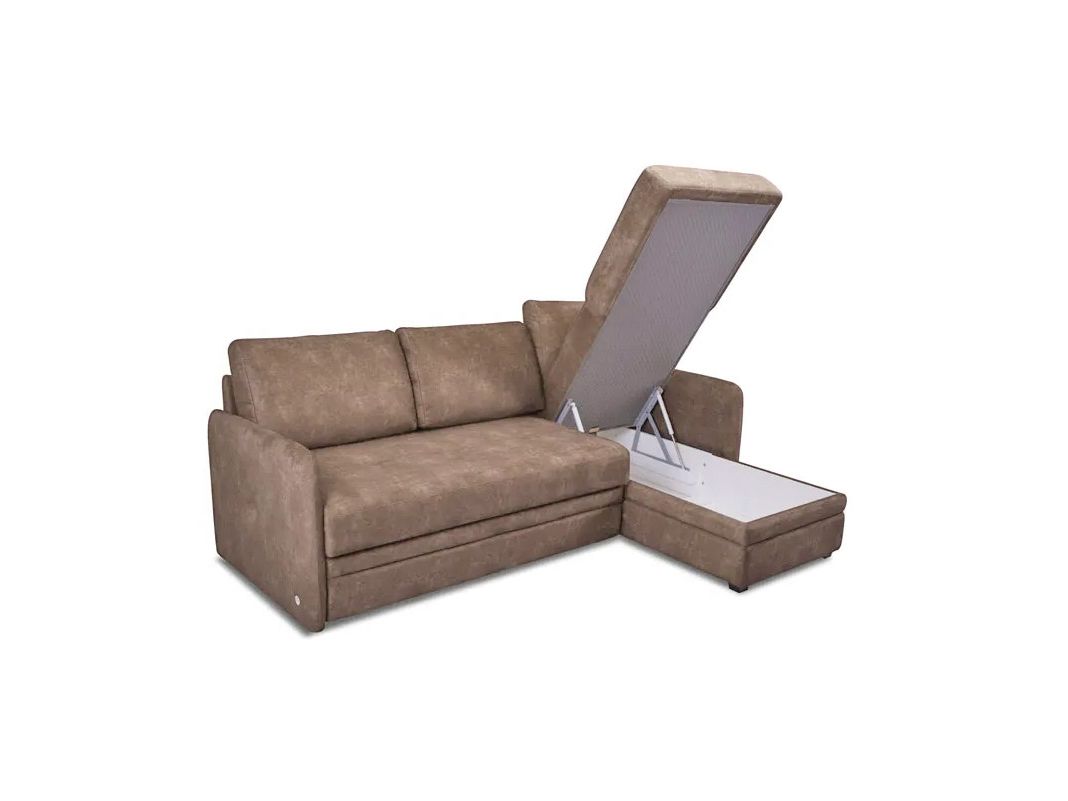 Угловой диван Флит цвет коричневый (фото 171394)