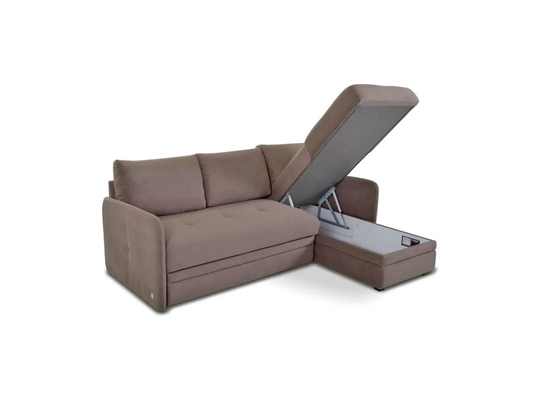 Угловой диван Флит цвет коричневый (фото 171464)