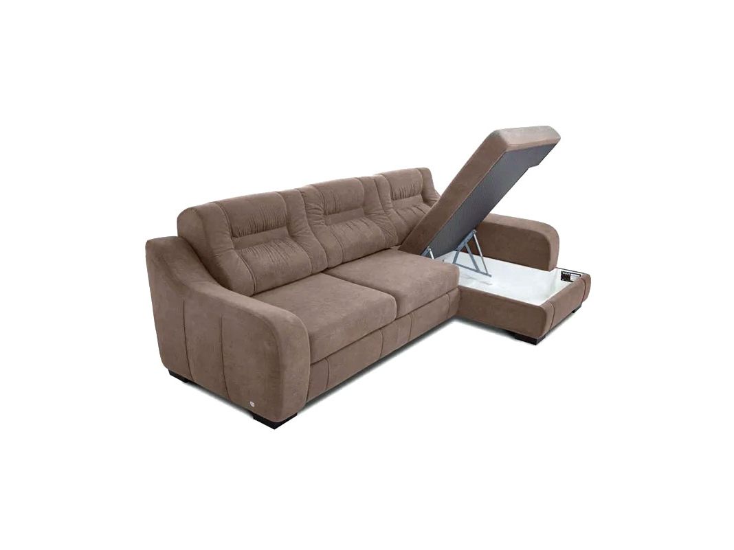 Угловой диван Ройс цвет коричневый (фото 163334)