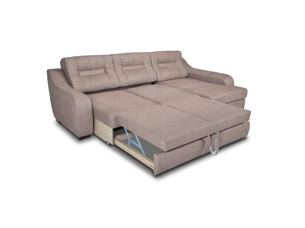 Угловой диван Ройс цвет бежевый,коричневый (фото 171263)