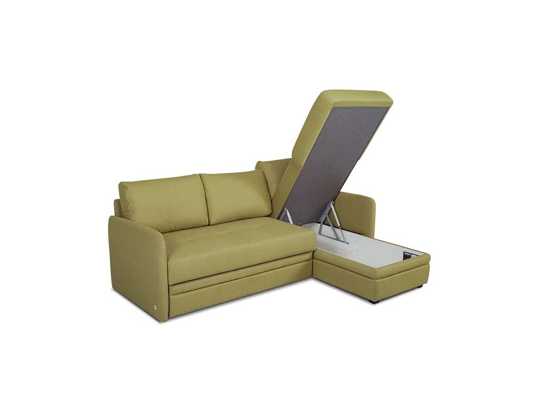 Угловой диван Флит цвет зеленый (фото 159262)