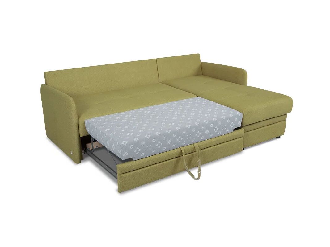 Угловой диван Флит цвет зеленый (фото 159263)