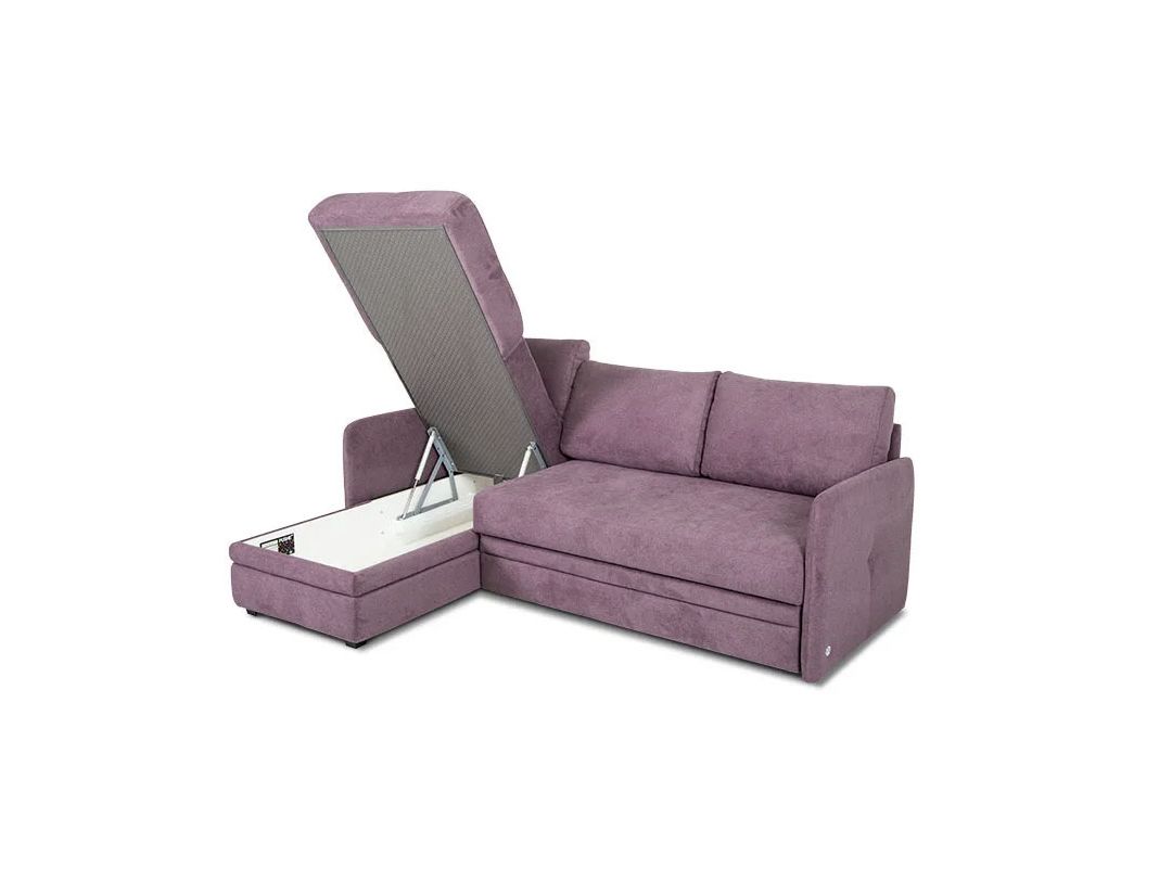 Угловой диван Флит цвет фиолетовый (фото 159282)