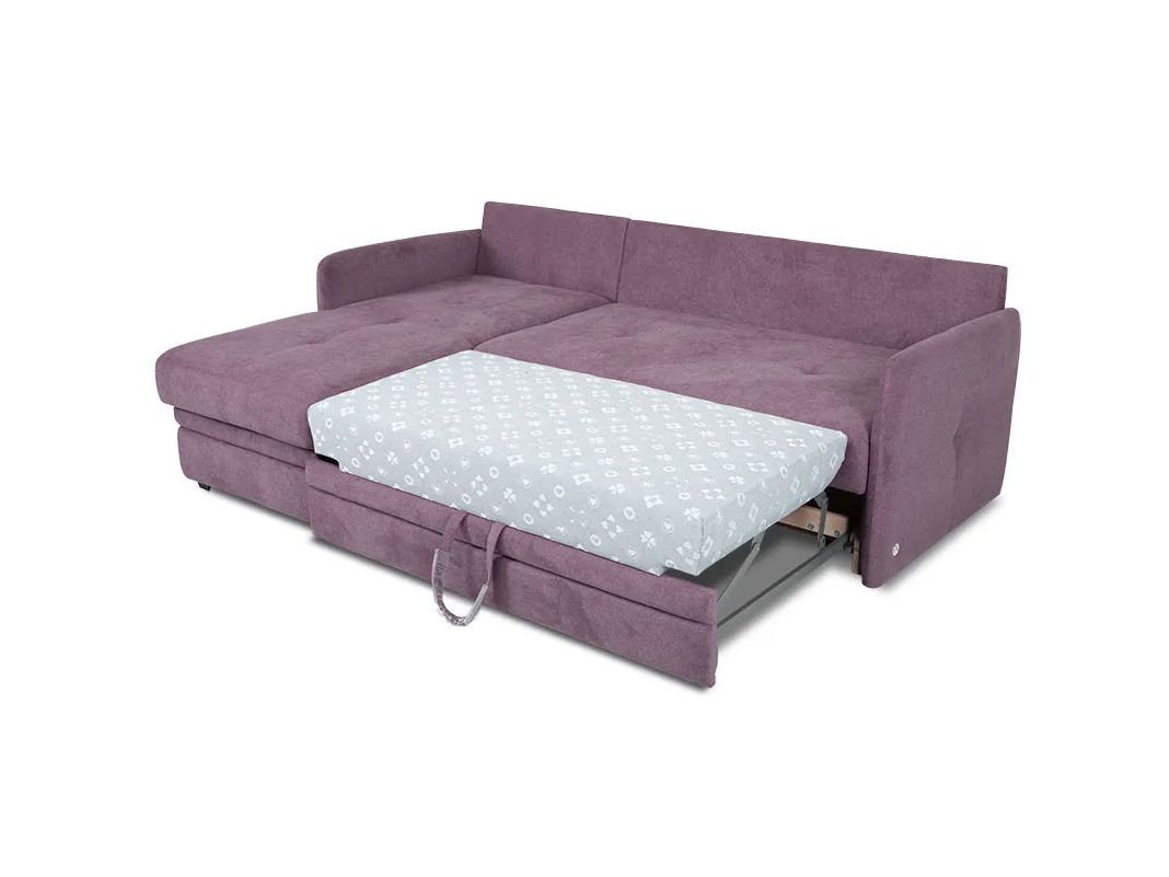 Угловой диван Флит цвет фиолетовый (фото 159283)
