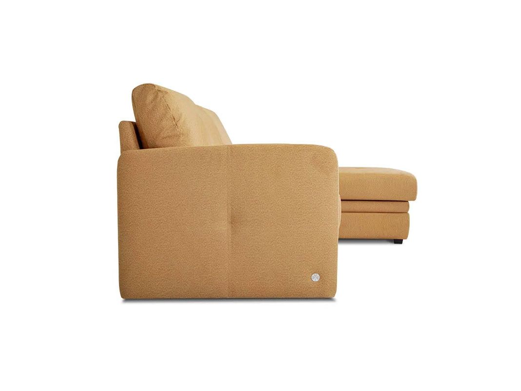 Угловой диван Флит цвет желтый (фото 159336)