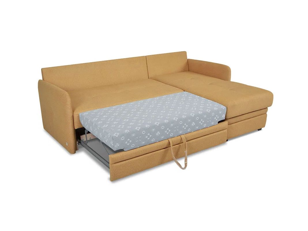 Угловой диван Флит цвет желтый (фото 159338)