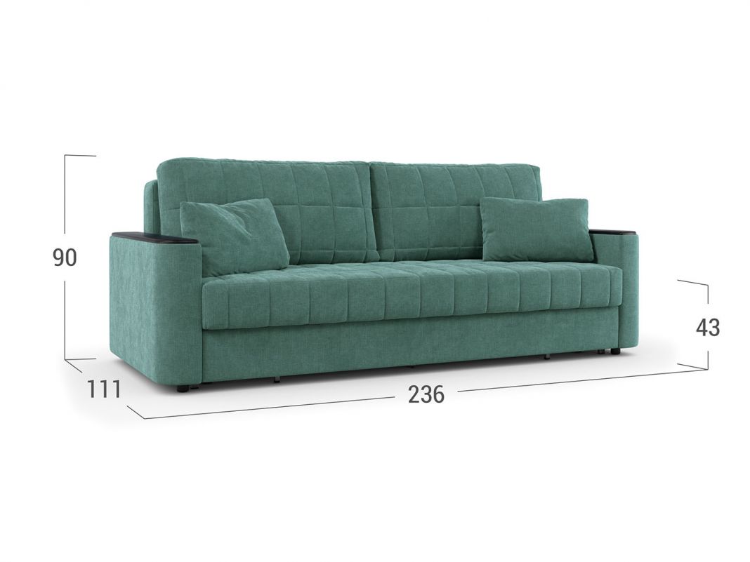 Диван Даллас 018 цвет зеленый (фото 145959)