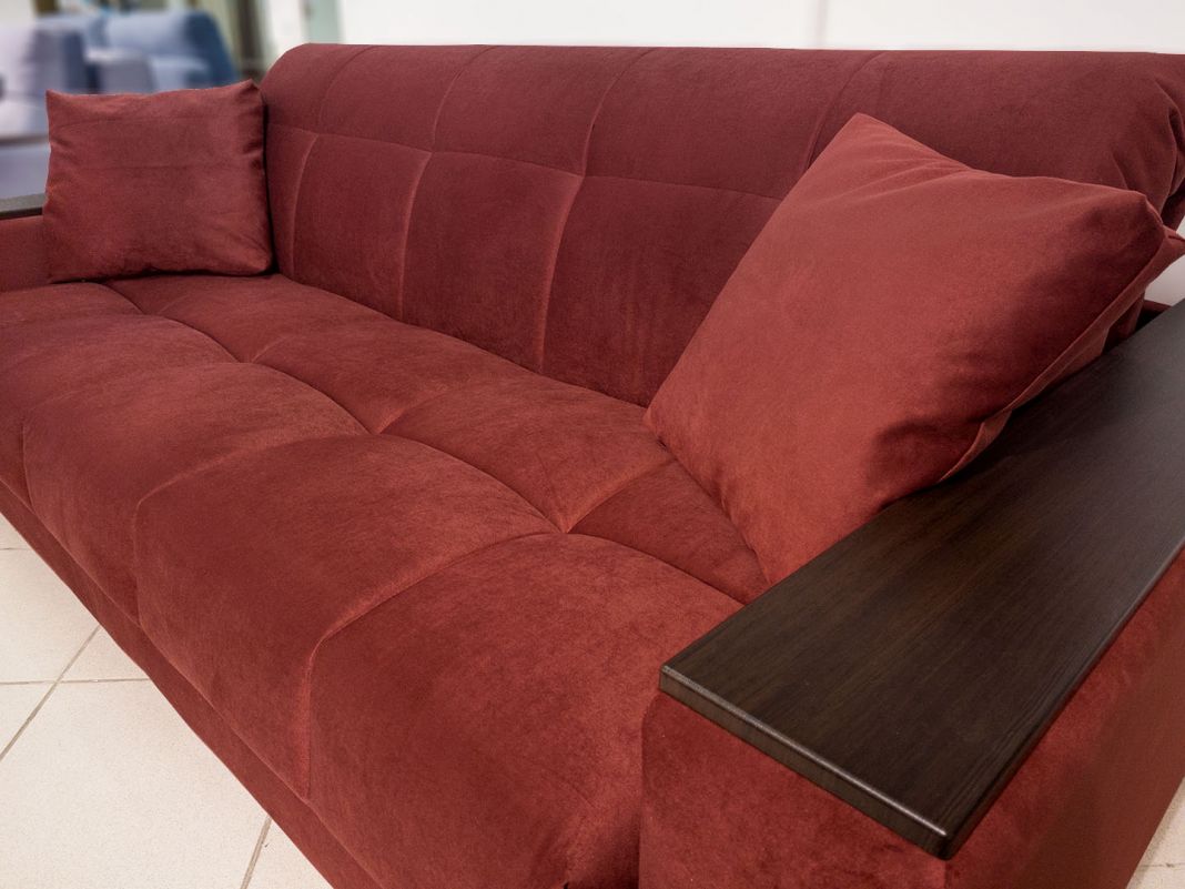 Диван MOON 107 цвет красный,бордовый (фото 143352)