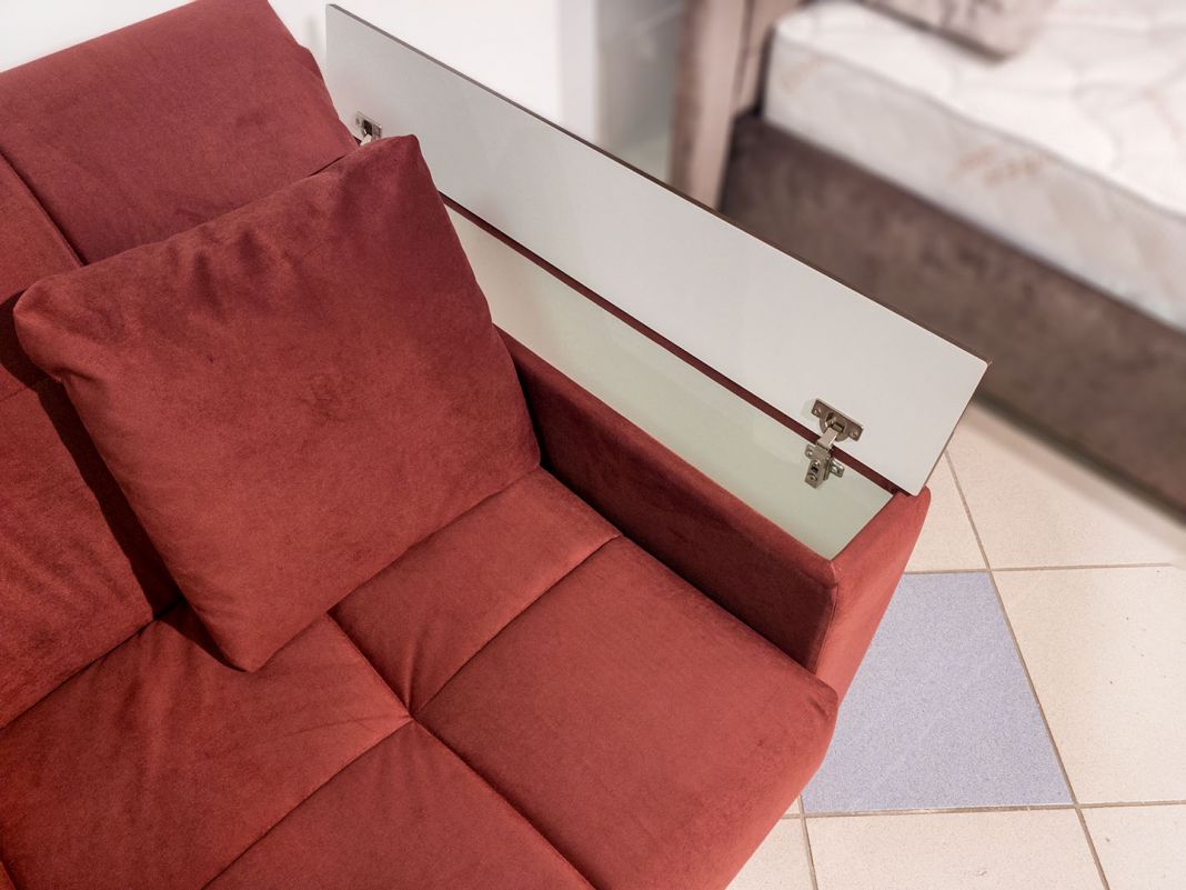 Диван MOON 107 цвет красный,бордовый (фото 143353)